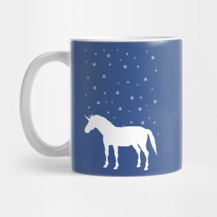 Winter Falls Unicorn Mug